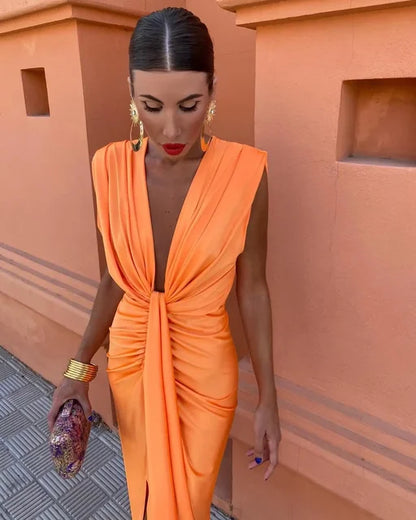 Elegance-Plisseekleid