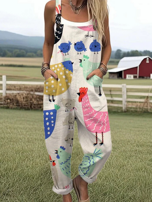 Vintage Charm Jumpsuit