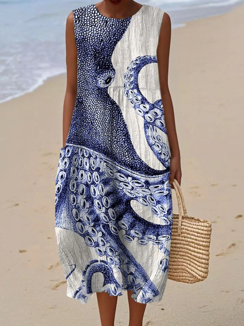 Elegant Comfort Octopus Dress