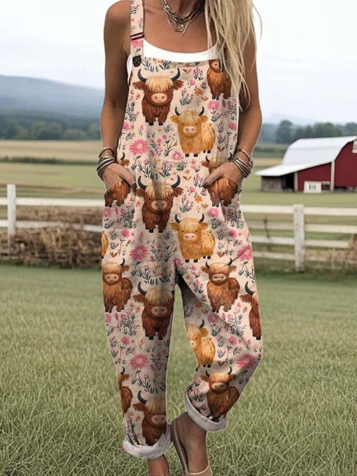 Airy-Vintage Wide-Leg Jumpsuit