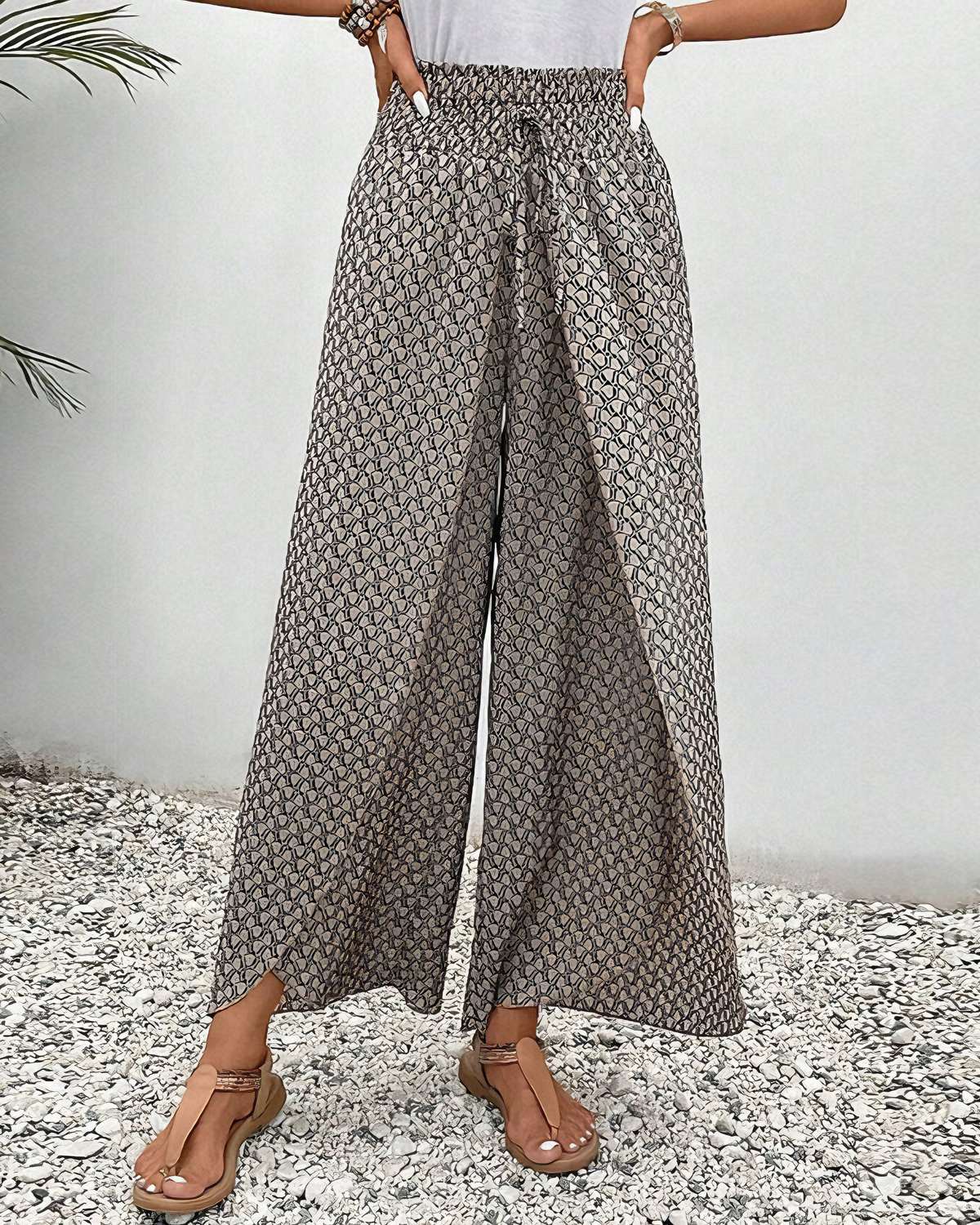 Relaxed Comfort Wide-Leg Pants