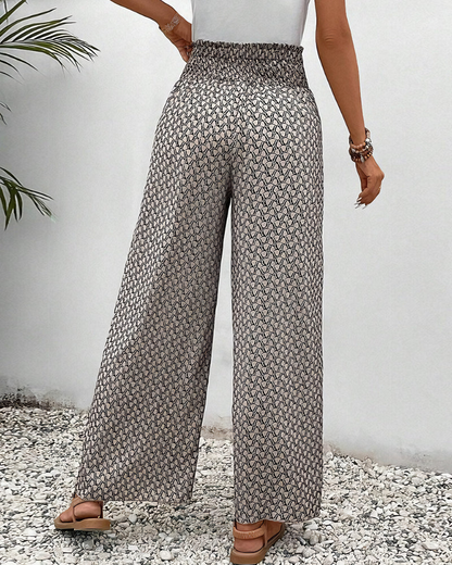Relaxed Comfort Wide-Leg Pants