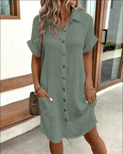 All-Day Soft Comfort Polo Dress