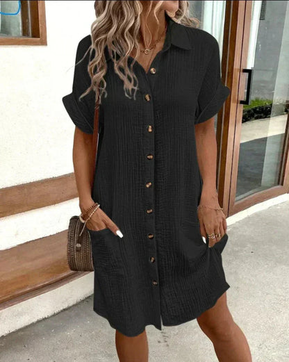 All-Day Soft Comfort Polo Dress