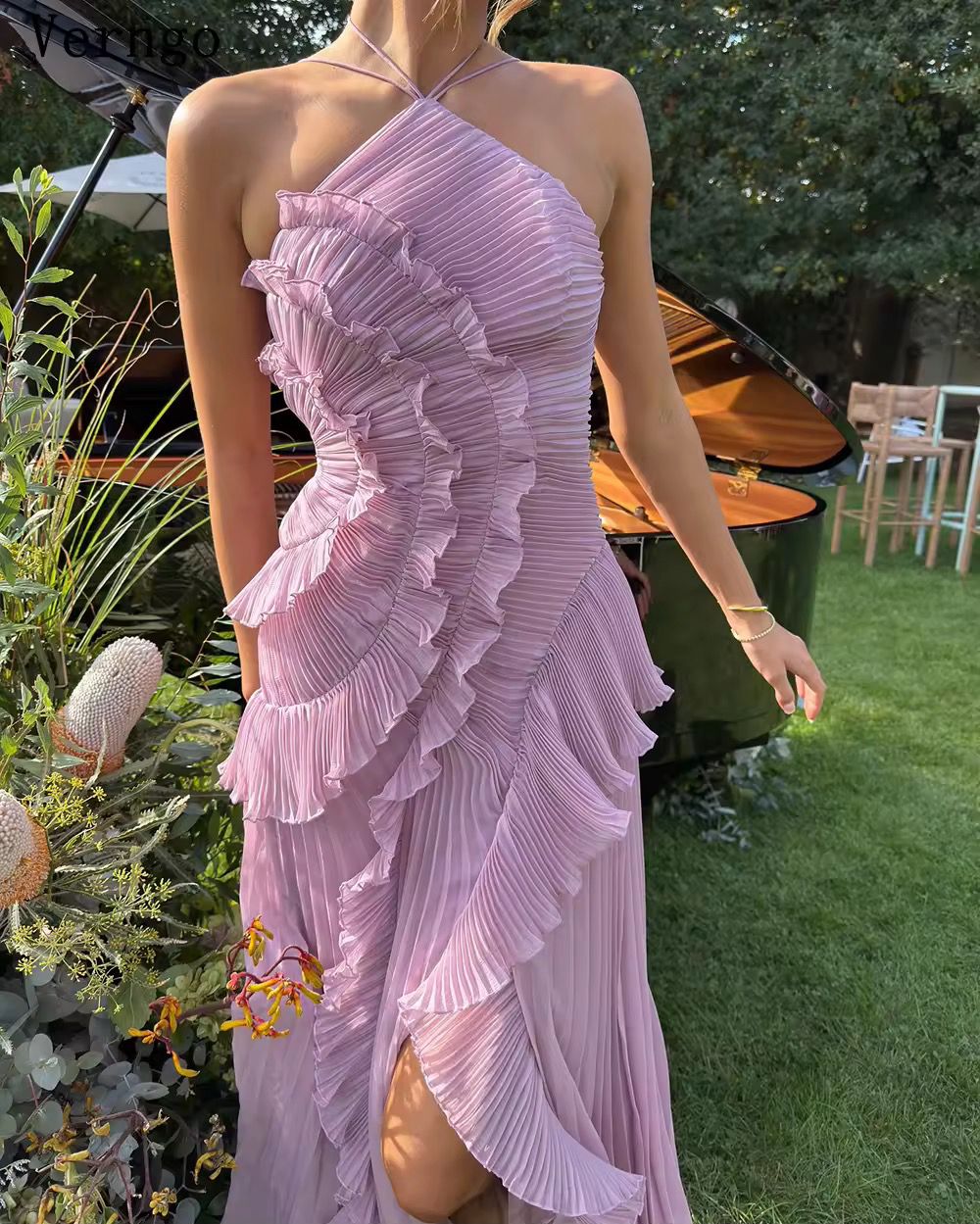 Ethereal Lilac Gown for Unforgettable Moments