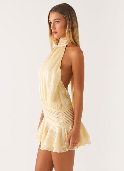 Sculpting Chiffon Dress