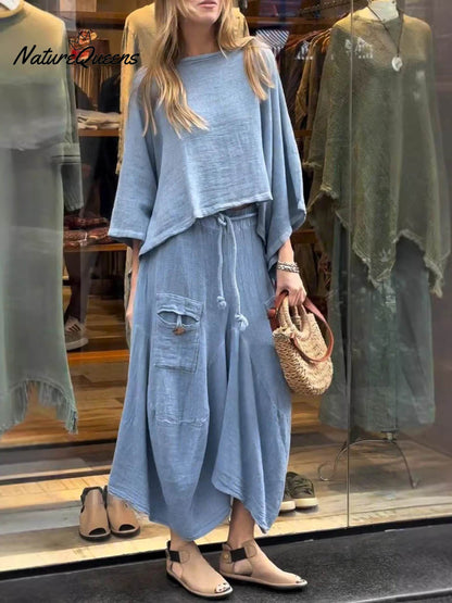 Elegant-Skirt Casual Suit