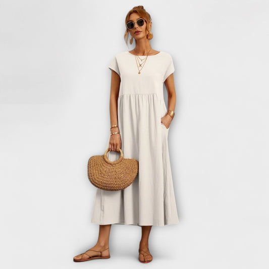 Sun-Kissed Magnolia Dress