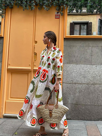 Effortless Chic Patchwork Dress