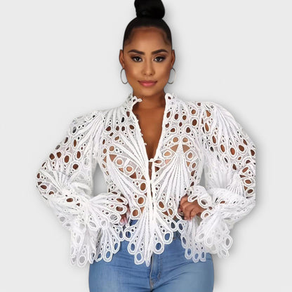 Savannah Asymmetrical Blouse