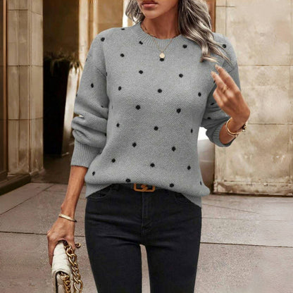 Cosy Polka-Dot Jumper