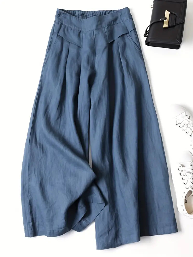 Easy-Care Viscose Trousers