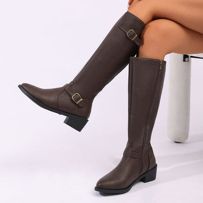 Supportive Block Heel Boots