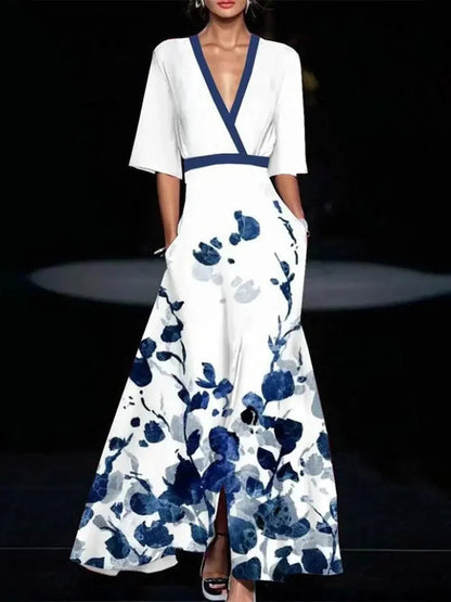 Floral Elegance Maxi Dress
