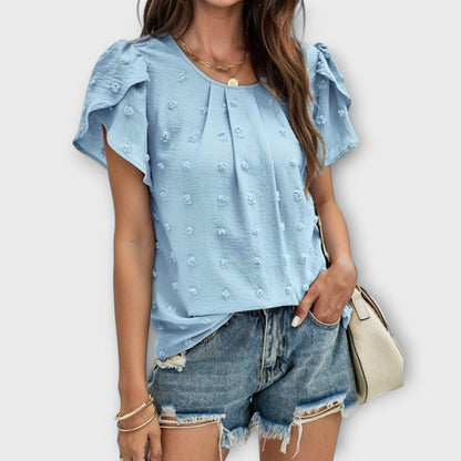 Swiss Dot Graceful Blouse