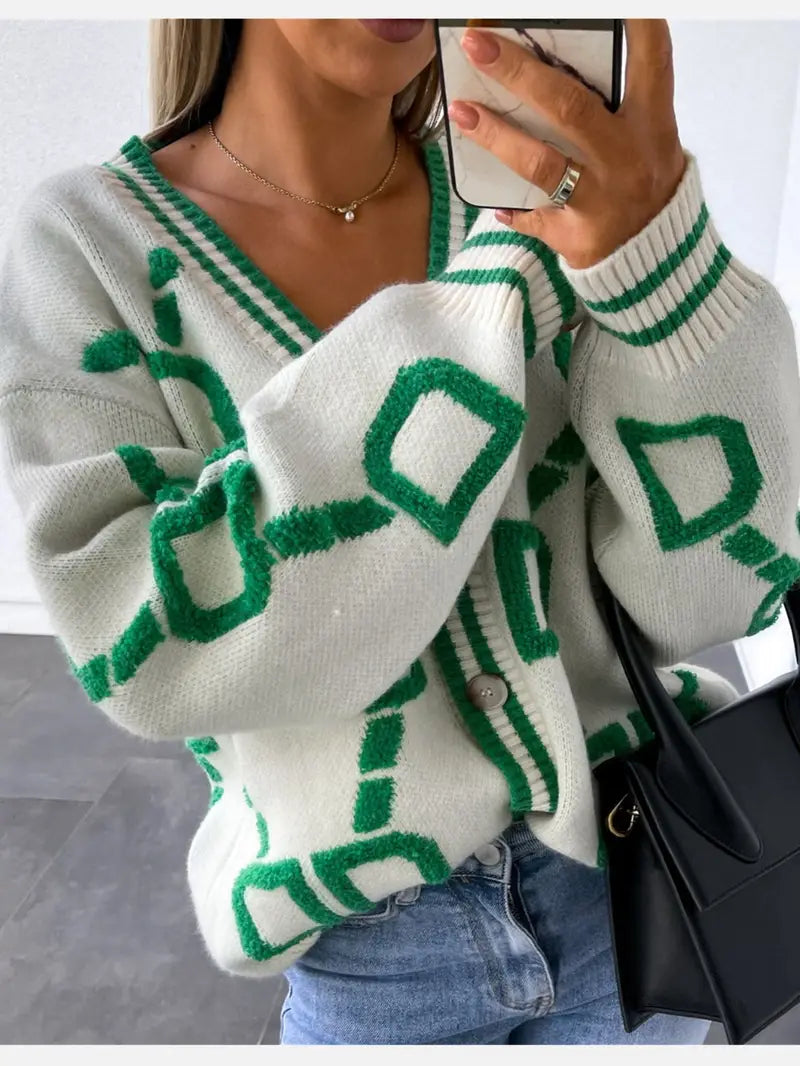 Flattering V-Neck Cardigan