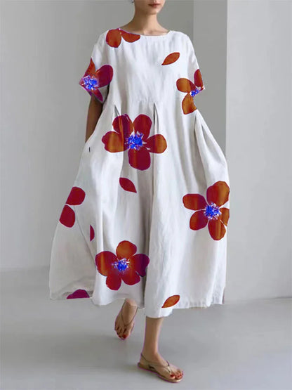 Elegant Floral Summer Dress