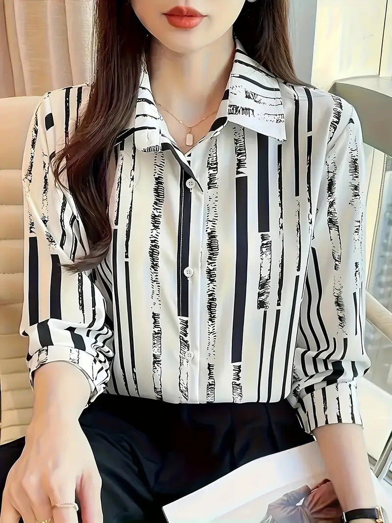 Soft-Stretch Striped Dress