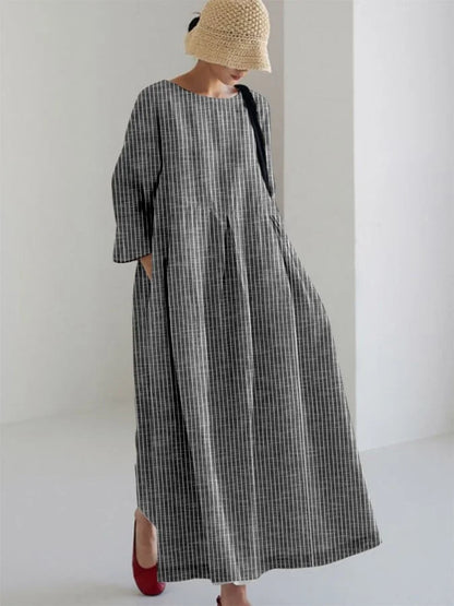 Vintage-Charm Summer Dress