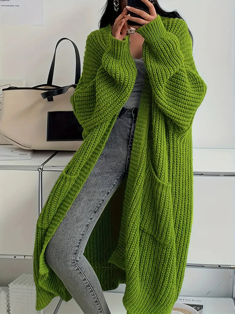 Flattering-Fit Long Cardigan