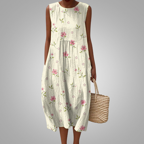 Petal Drift Summer Dress
