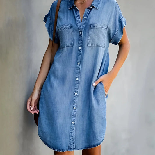 Chic Comfort Denim Dress