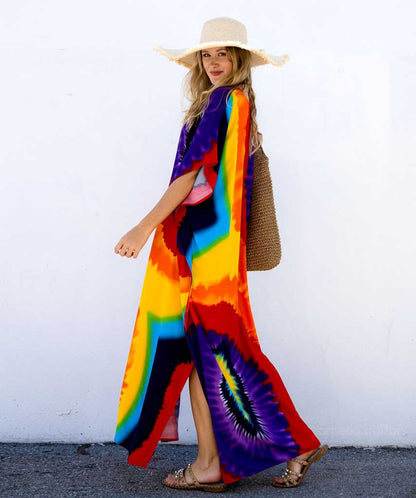 Eco-Soft Kaftan Dress