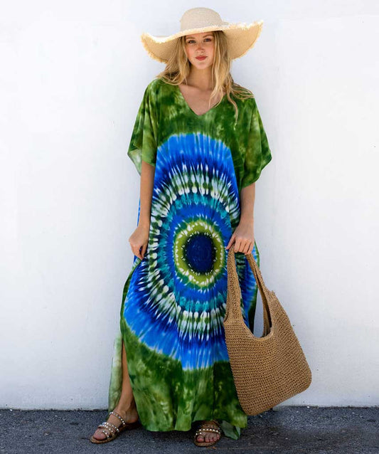 Soft-Elegance Kaftan Dress