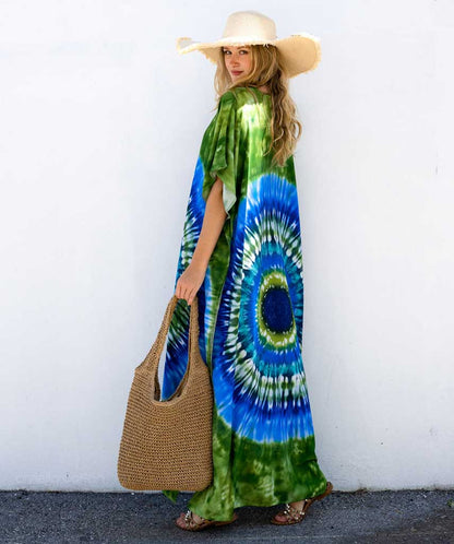 Soft-Elegance Kaftan Dress