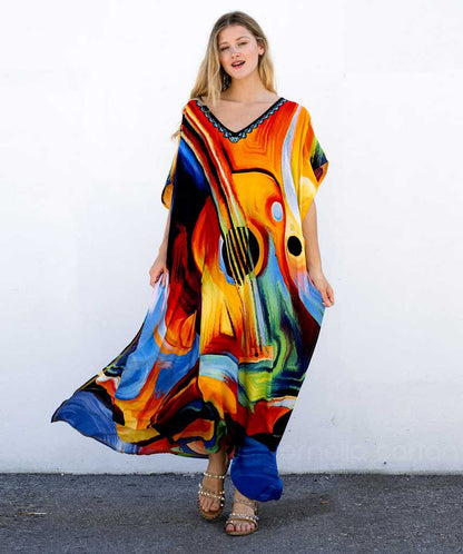 Elegance-Boost Kaftan Dress