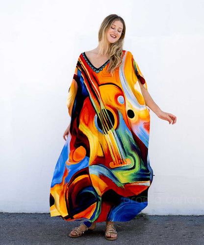 Elegance-Boost Kaftan Dress