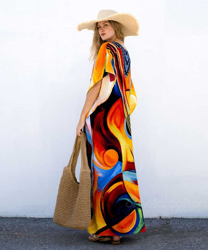 Elegance-Boost Kaftan Dress