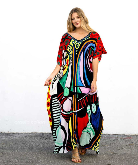Eco-Soft Kaftan Dress