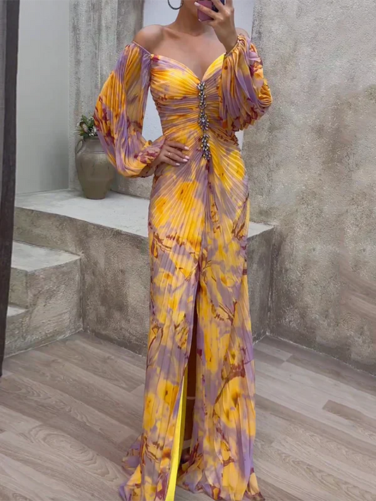 Elegant Sculpting V-Neck Dress
