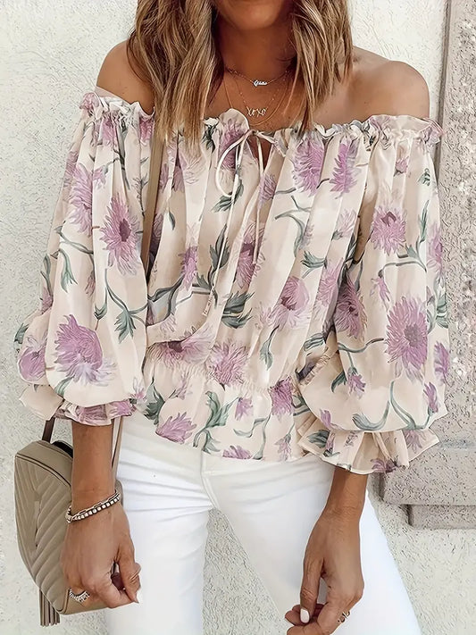 Floral Easy-Care Jumper