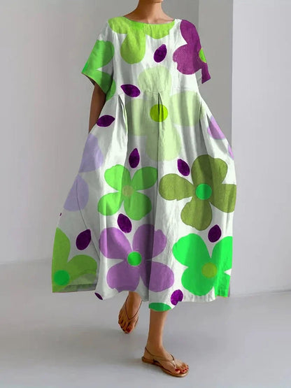 Serene Floral Dress