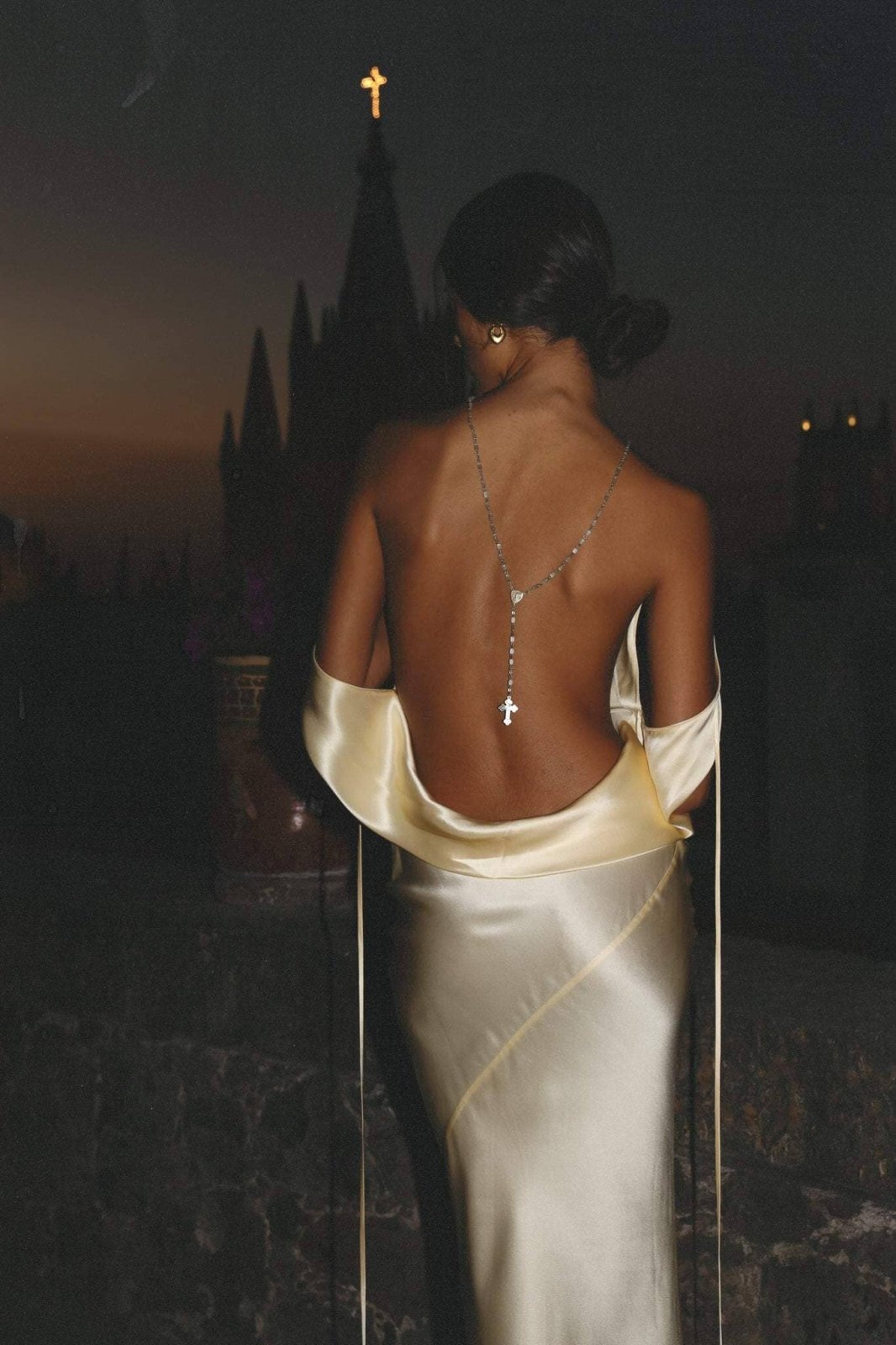Silk Elegance Maxi Dress