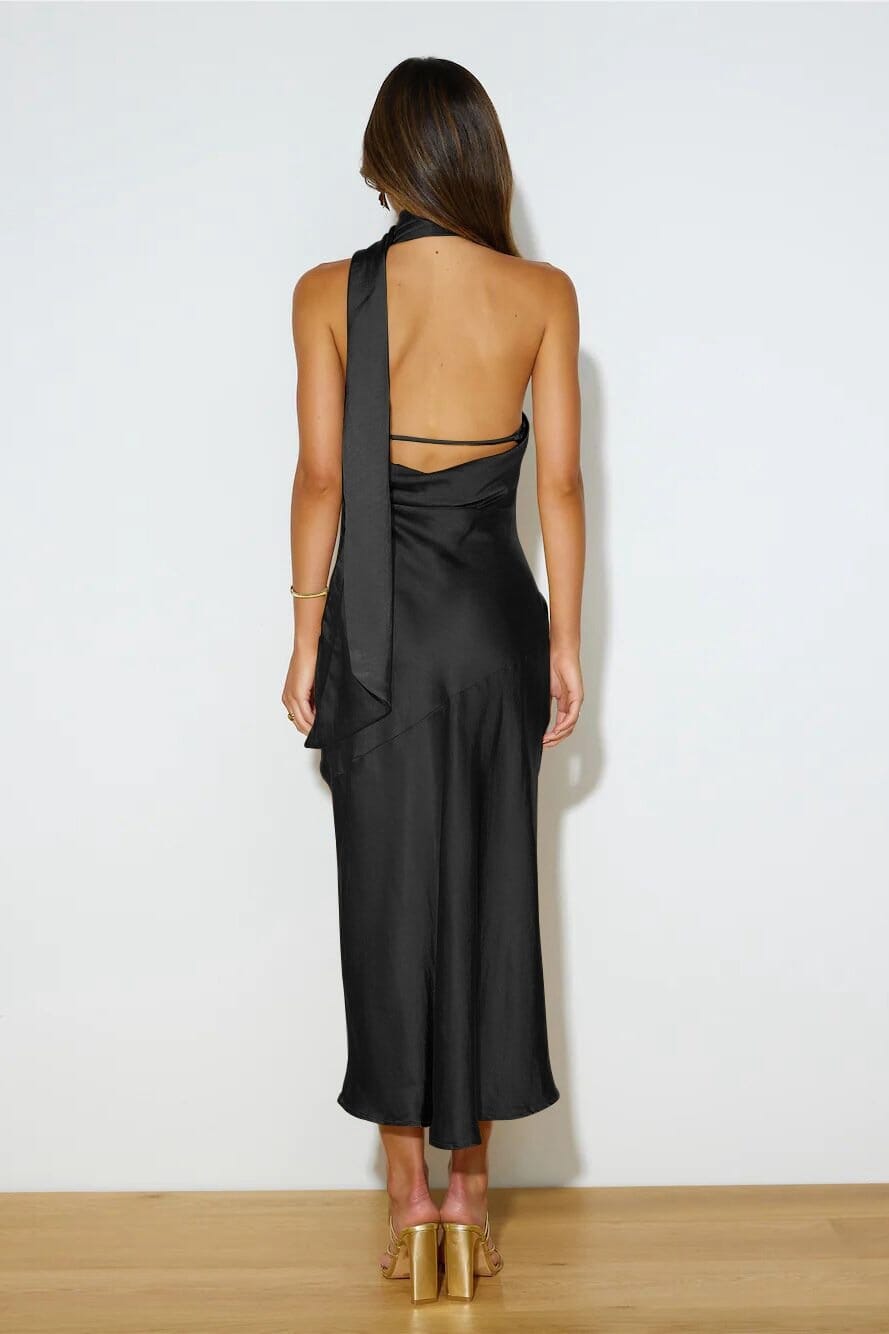 Luxe Silk Midi Dress