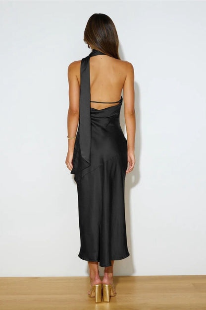Luxe Silk Midi Dress