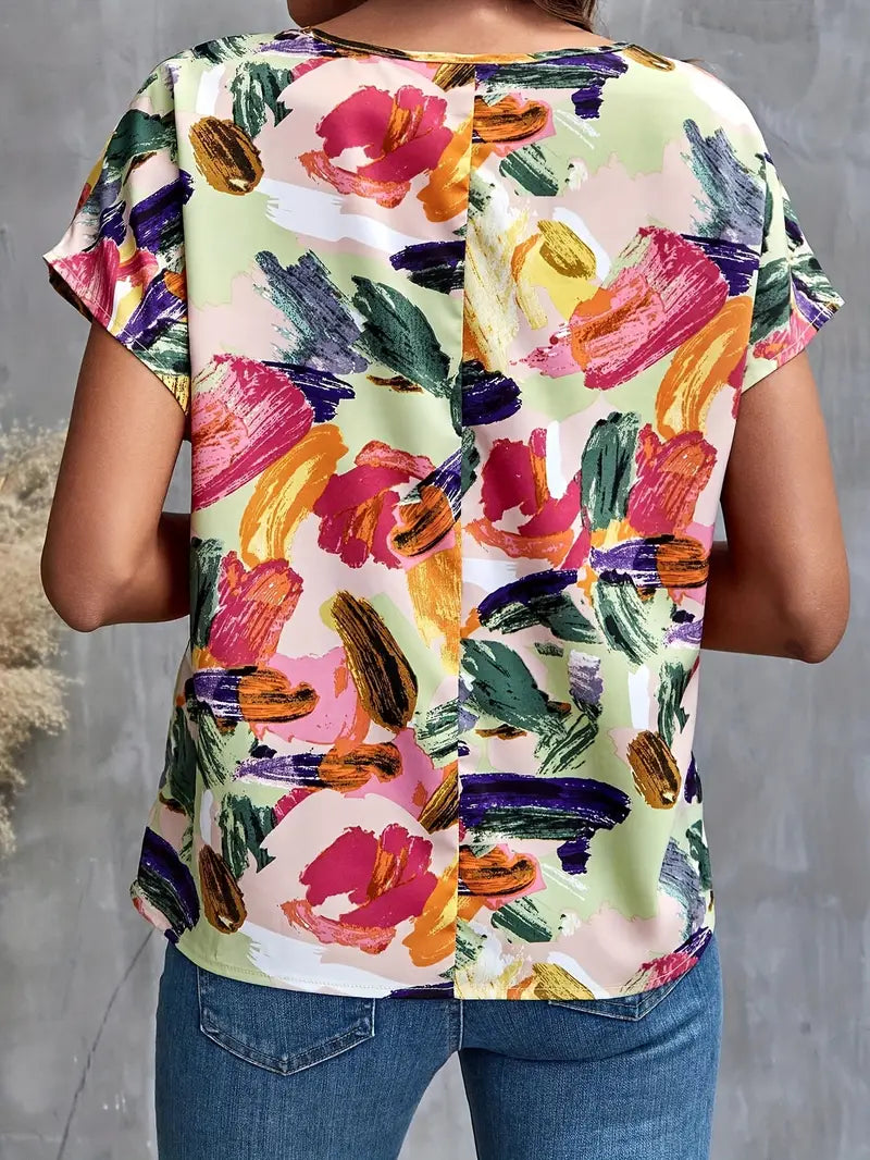 Easy-Care Floral Dress
