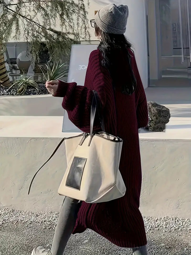 Flattering-Fit Long Cardigan