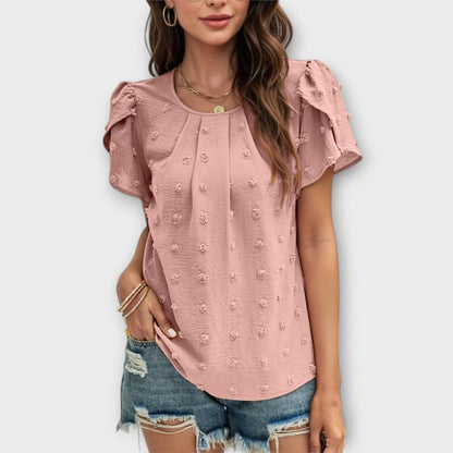 Swiss Dot Graceful Blouse