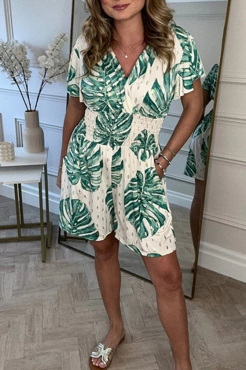 Floral-Print Jumpsuit