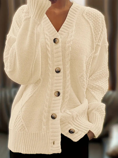 Easy-Care V-Neck Cardigan