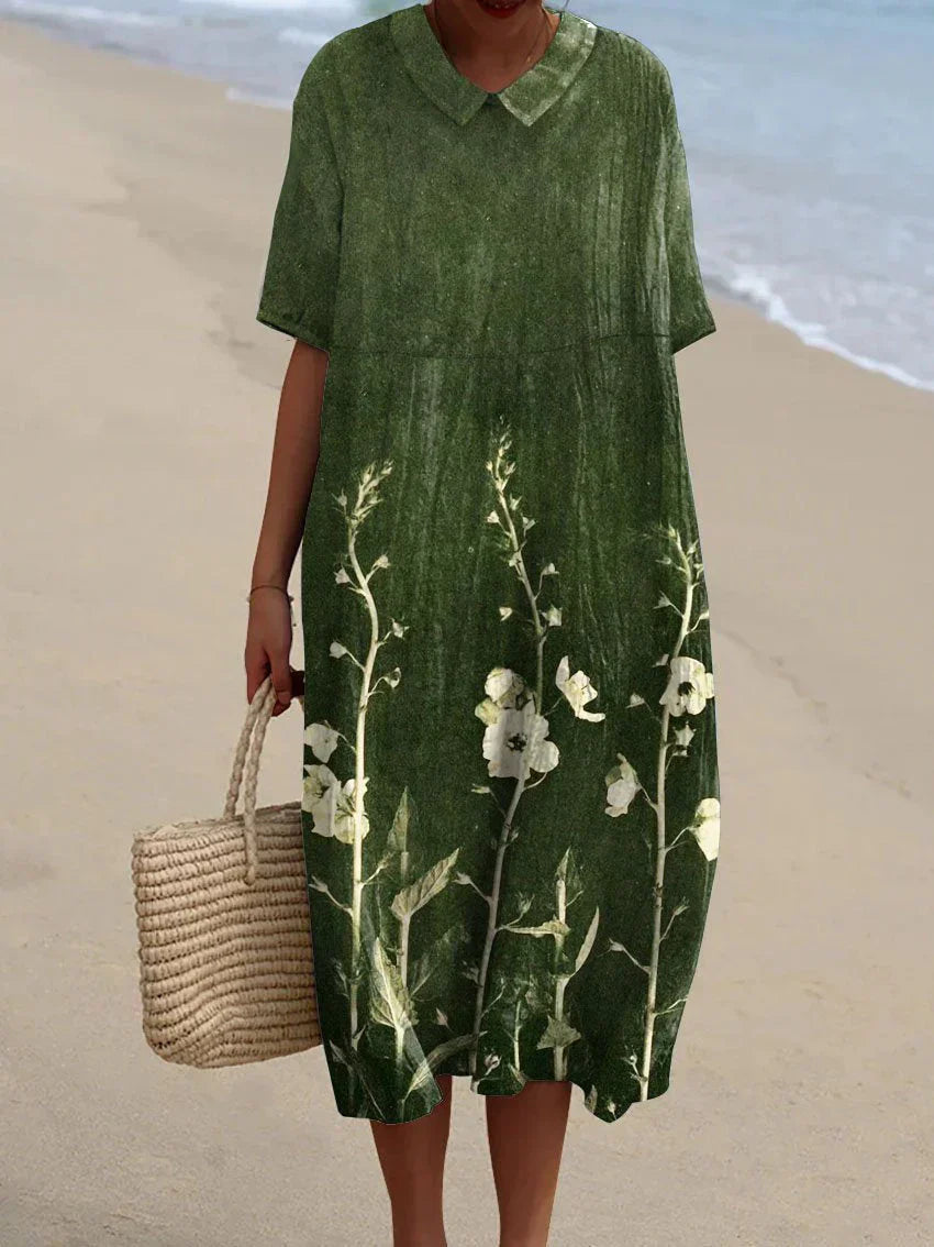 Radiant Floral Summer Dress