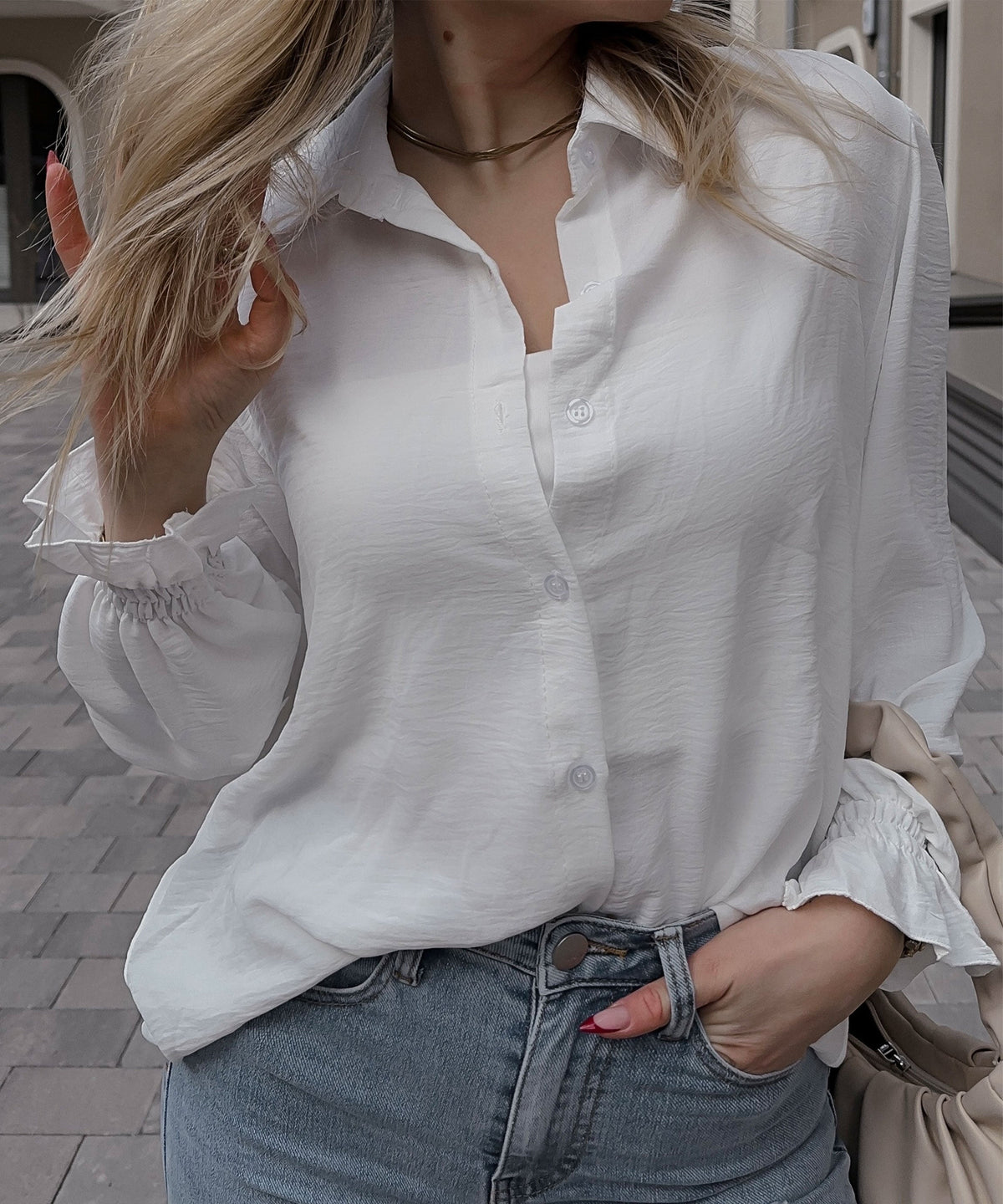 Effortless Elegance Balloon Blouse