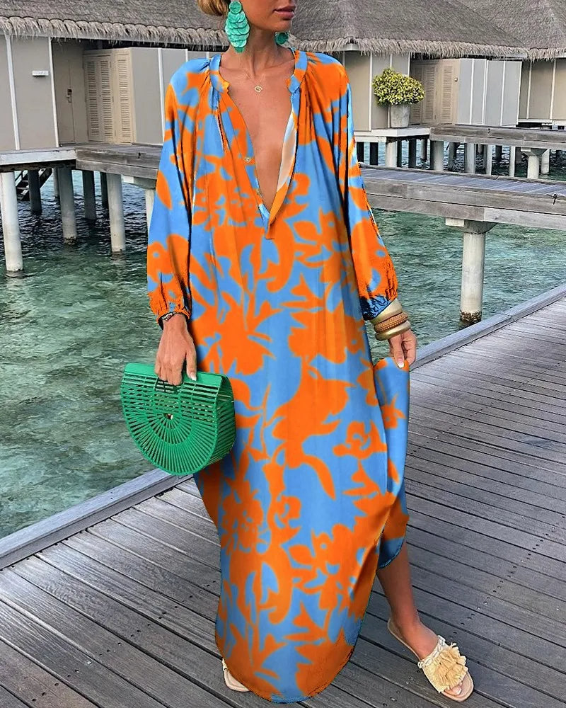 Effortless Free-Spirited Maxi Dress
