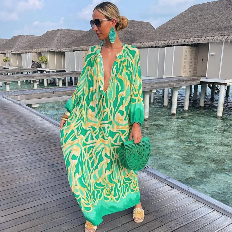 Effortless Free-Spirited Maxi Dress