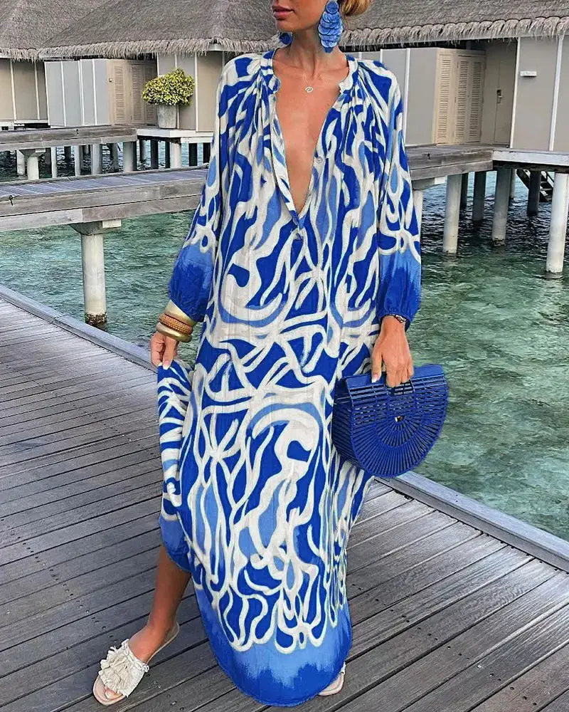 Effortless Free-Spirited Maxi Dress