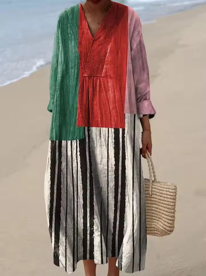 Effortless Floral Elegance Dress